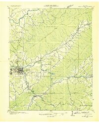 1930s Maps of Big Spring, TN | Pastmaps